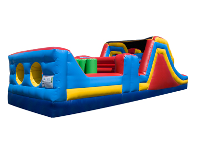 obstacle course, inflatable obstacle course, 32 foot obstacle course
