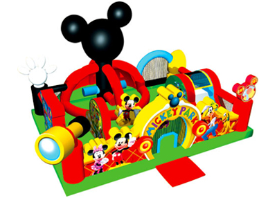 mickey park learning club inflatable