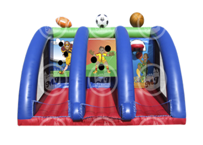 inflatable shootout, inflatable sport game