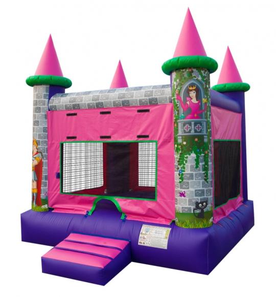 inflatable princess castle bounce house rental