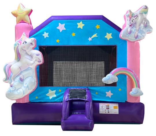 Unicorn bounce house rental