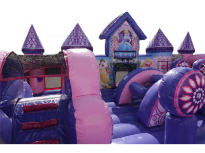 disney princess inflatable magic castle bed