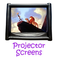 Projector Party Rentals, Projector Screen Rentals