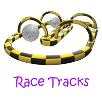 inflatable race track rentals