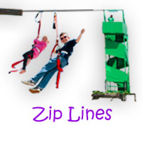 Zip Line Rentals, rent zip line magic jump rentals