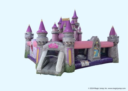 disney princes castle playground inflatable