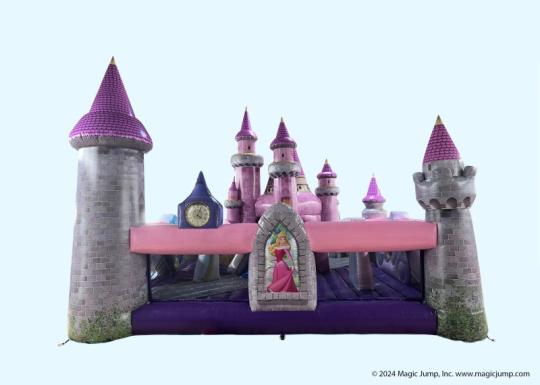 disney princess castle playground combo inflatable