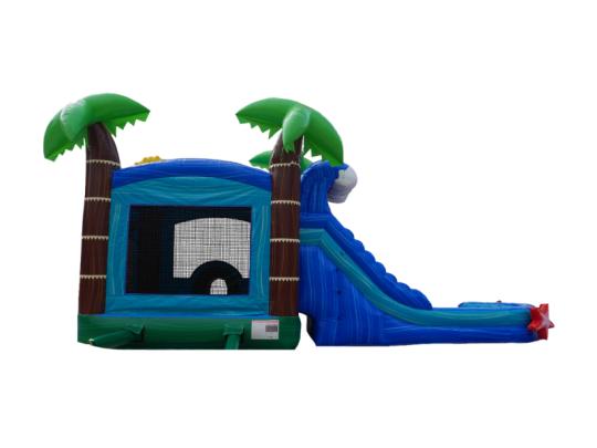 5in1 Aloha Combo Waterslide Dual Lane