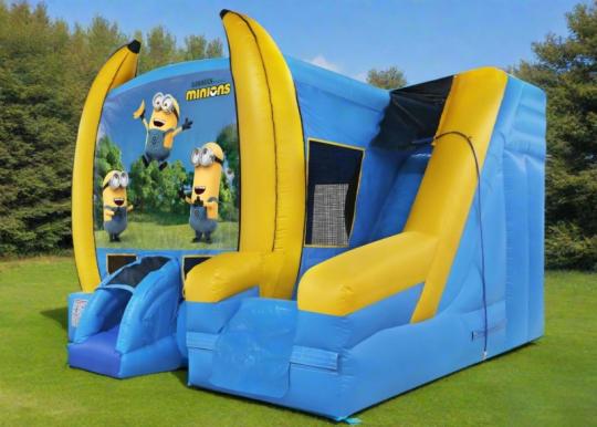 Despicable Me Minions Inflatable Bounce and Slide Combo