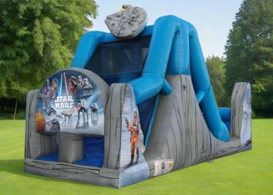 Star Wars inflatable waterslide