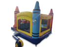 Mini Crayon Bounce House Slide Inflatable Rental