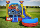 Superman Waterslide Bounce House Combo