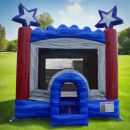 patriotic themed inflatable Blazin bounce house